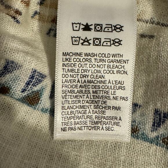 Lucky Brand Linen Blend Shorts Women's XXL Pockets Casual Travel Drawstring - Picture 9 of 13